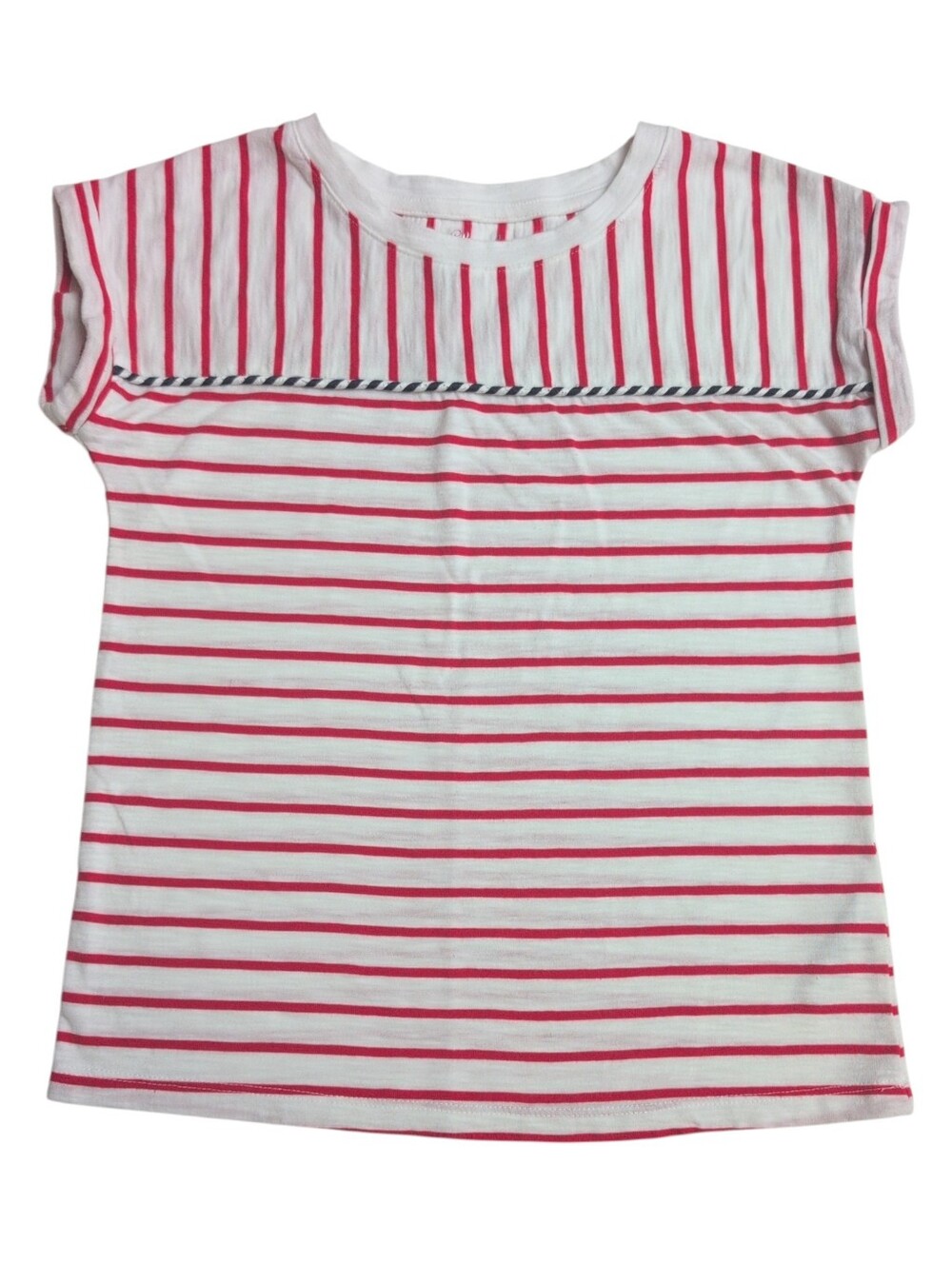 🍁2/$7🍁CHEROKEE Red White And Blue Striped Tee Shirt